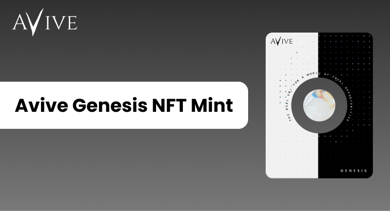 Avive Genesis NFT Mint Is Coming